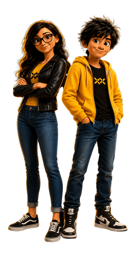 FrameBoxx students ready to answer admission questions