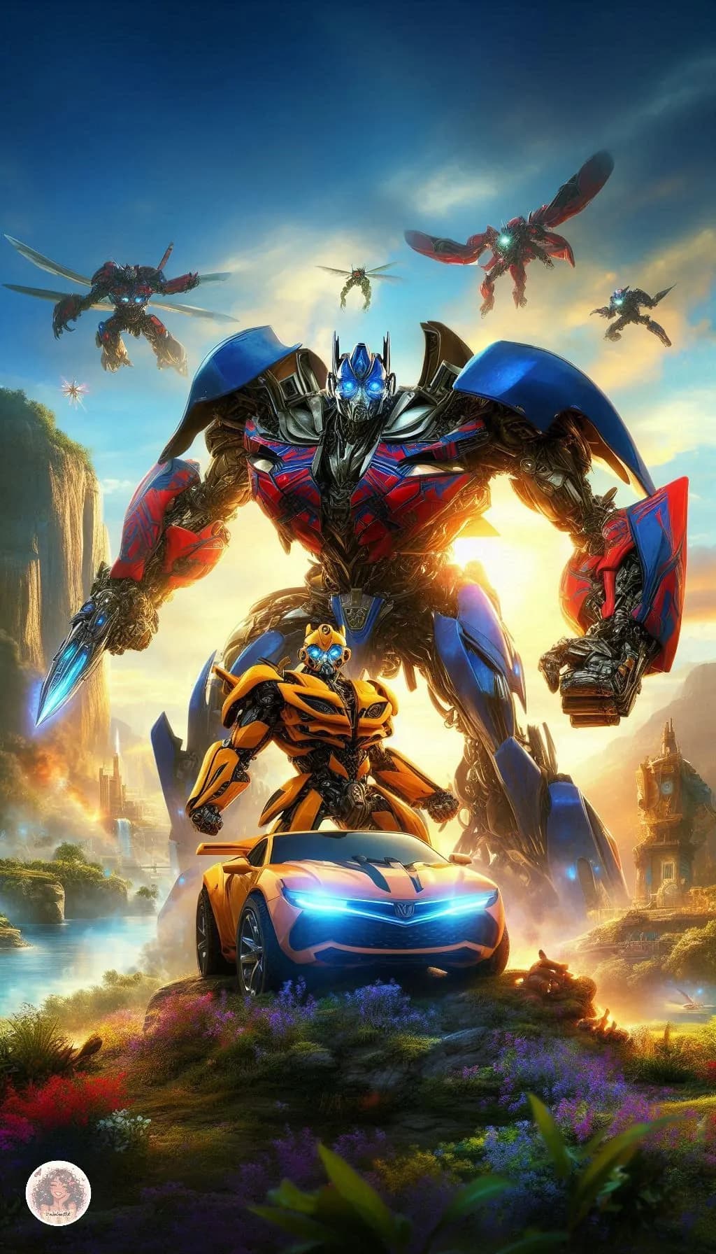 Transformers characters representing animation craft