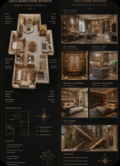 Vastu based home interior student project