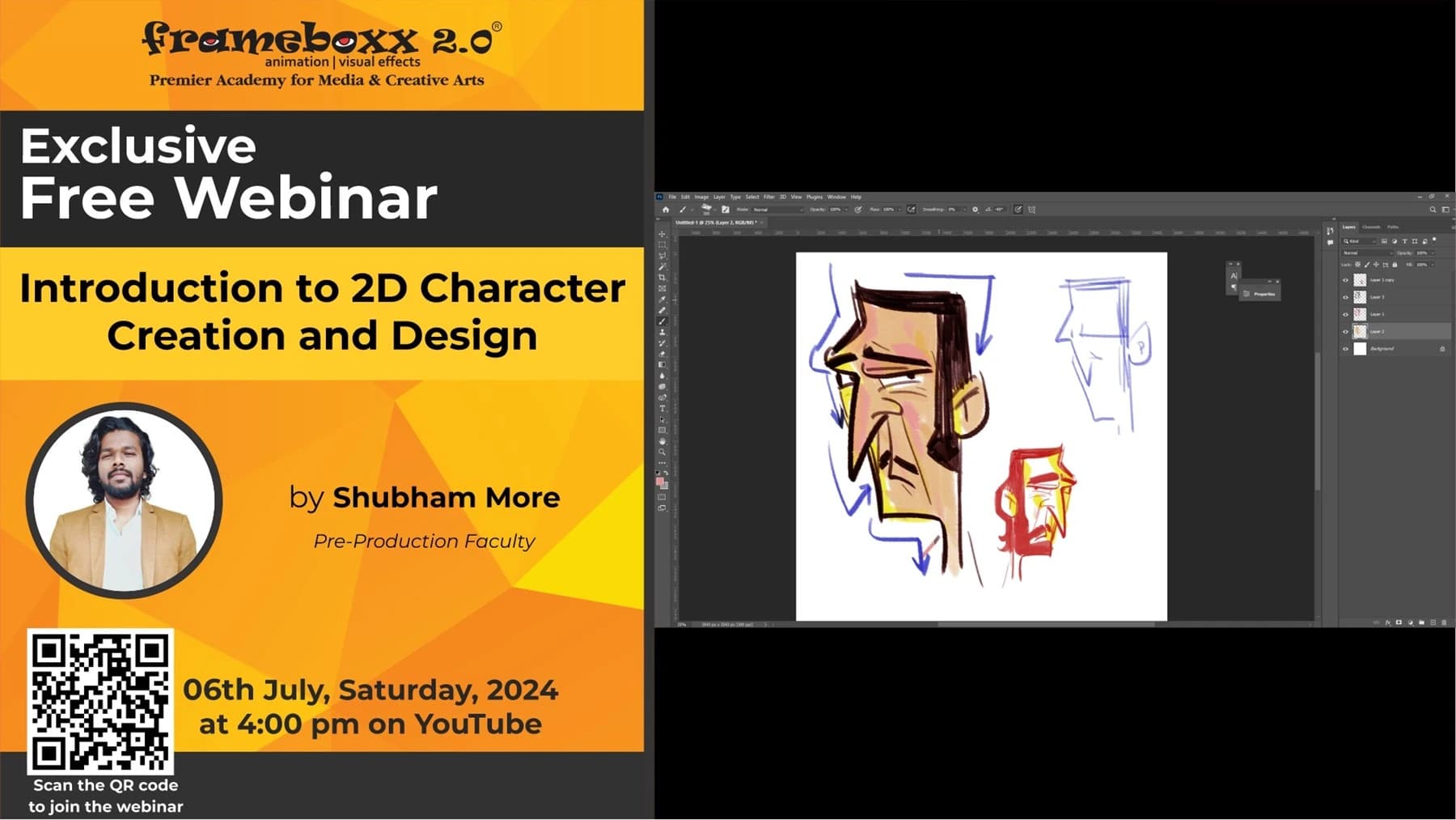 Webinar: Introduction to 2D Character Creation and Design
