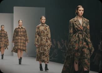 Award ceremony runway showcase