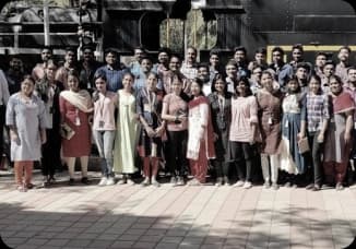 Students on an industrial visit