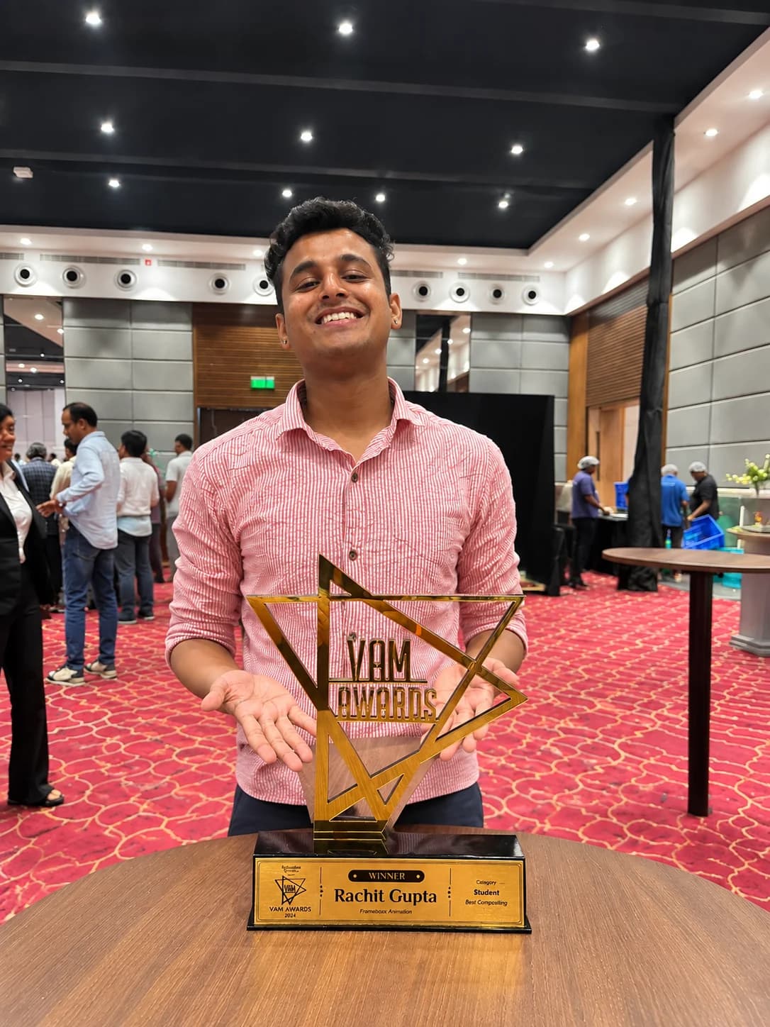 Rachit Gupta — VAM Awards 2026 best student VFX showreel first prize