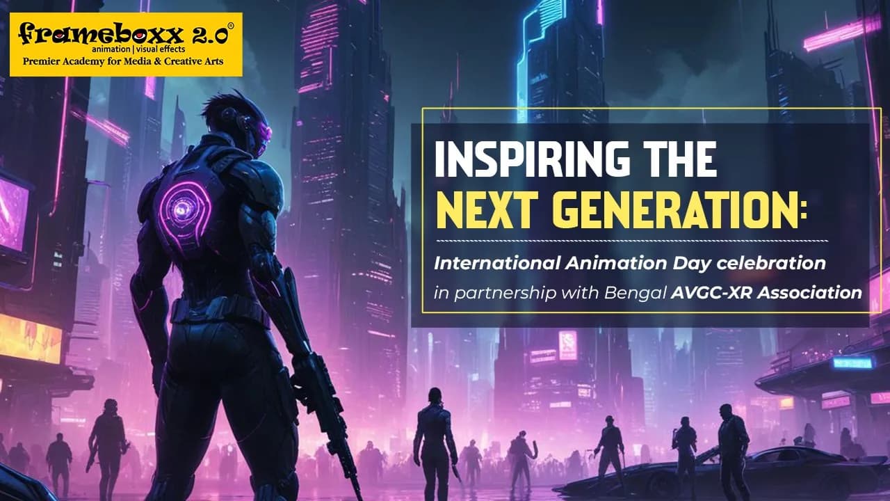 Inspiring the Next Generation: International Animation Day celebration in partnership with Bengal AVGC-XR Association