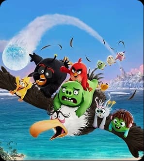 Animated character group still from student work