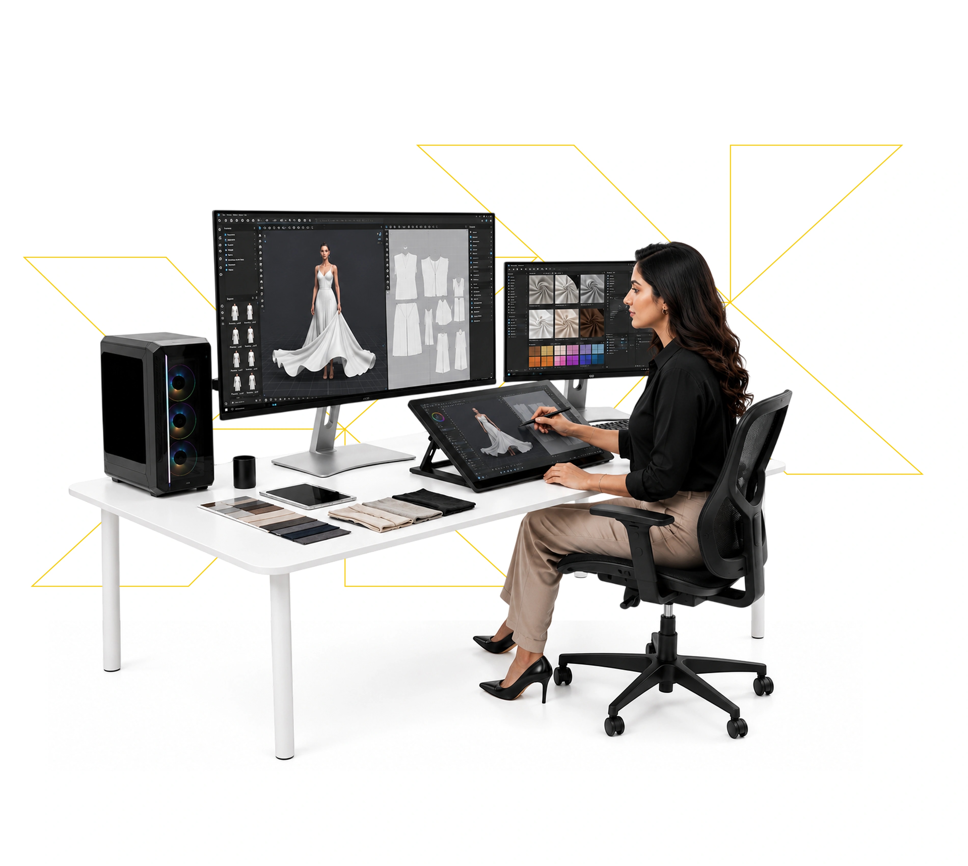 Course overview visual for Fashion Design Development Using Digital Technology