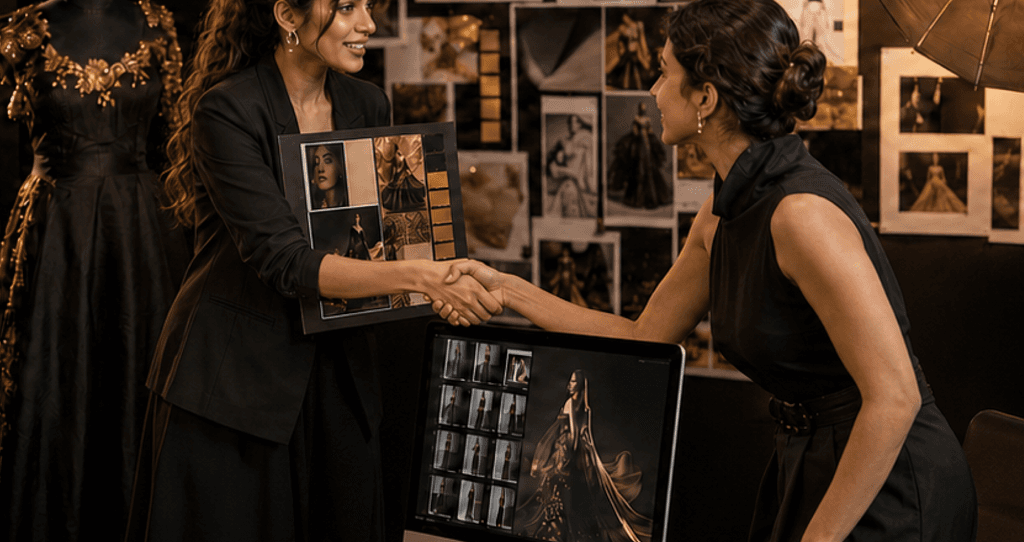Fashion professionals collaborating for Expert Program in Fashion Communication