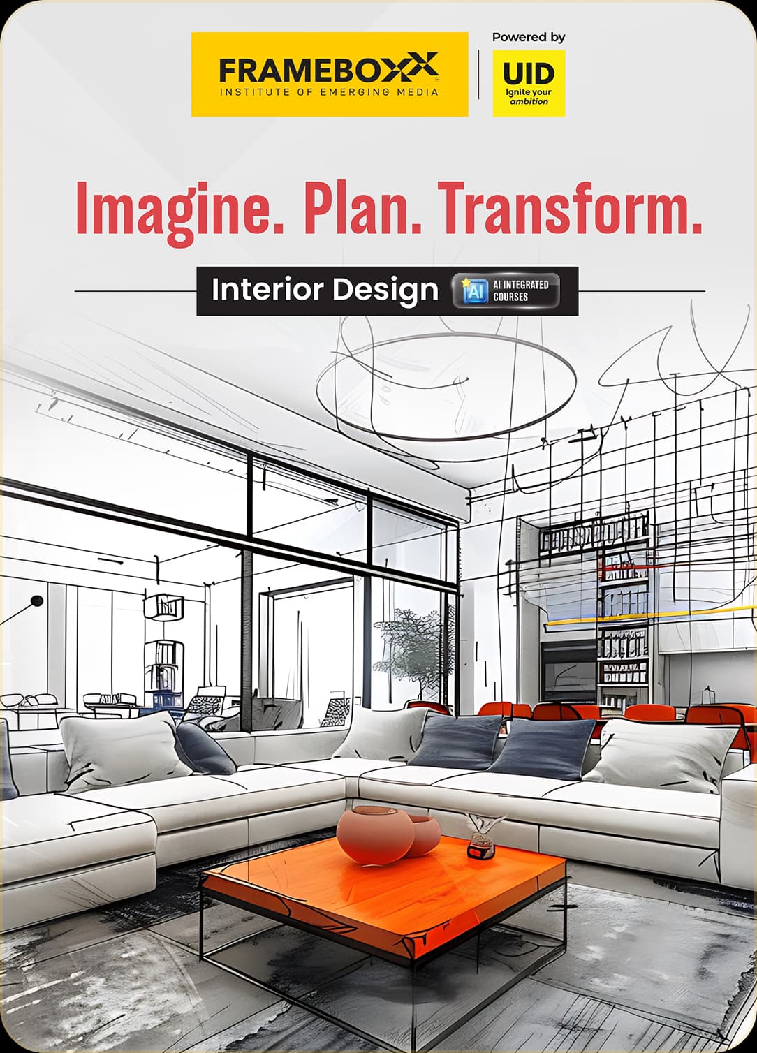Interior Design brochure cover