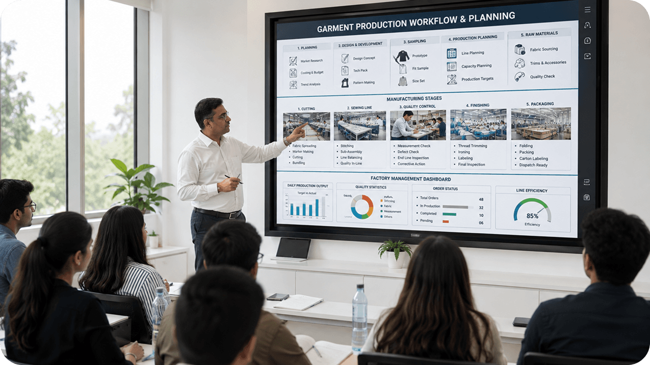 Professional expert verdict for Expert Program in Apparel Production Planning & Control