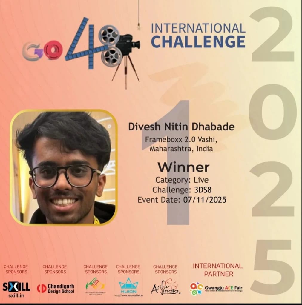 Divesh Dhabade — 1st Place — 3D Asset