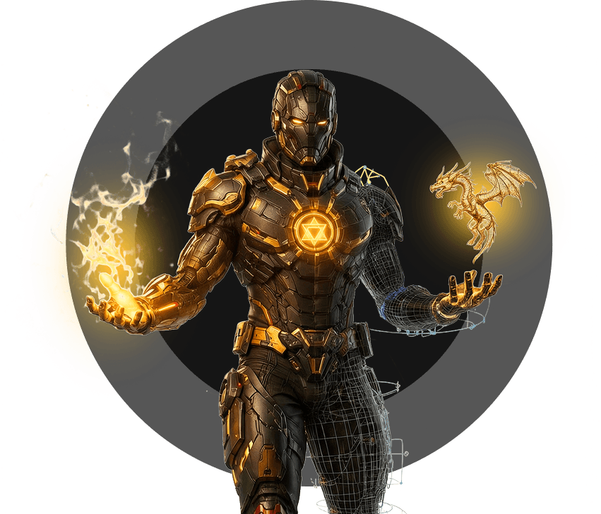 Frameboxx character for 3D animation and VFX