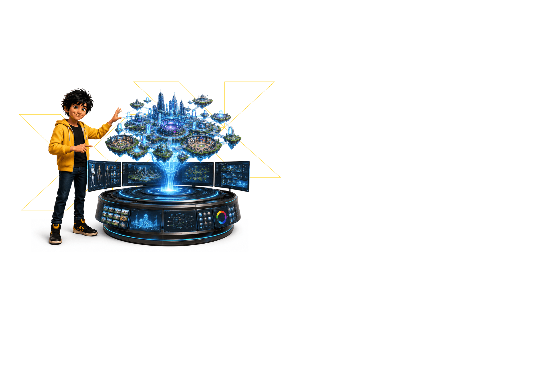 Course overview visual for Future Technologies Metaverse