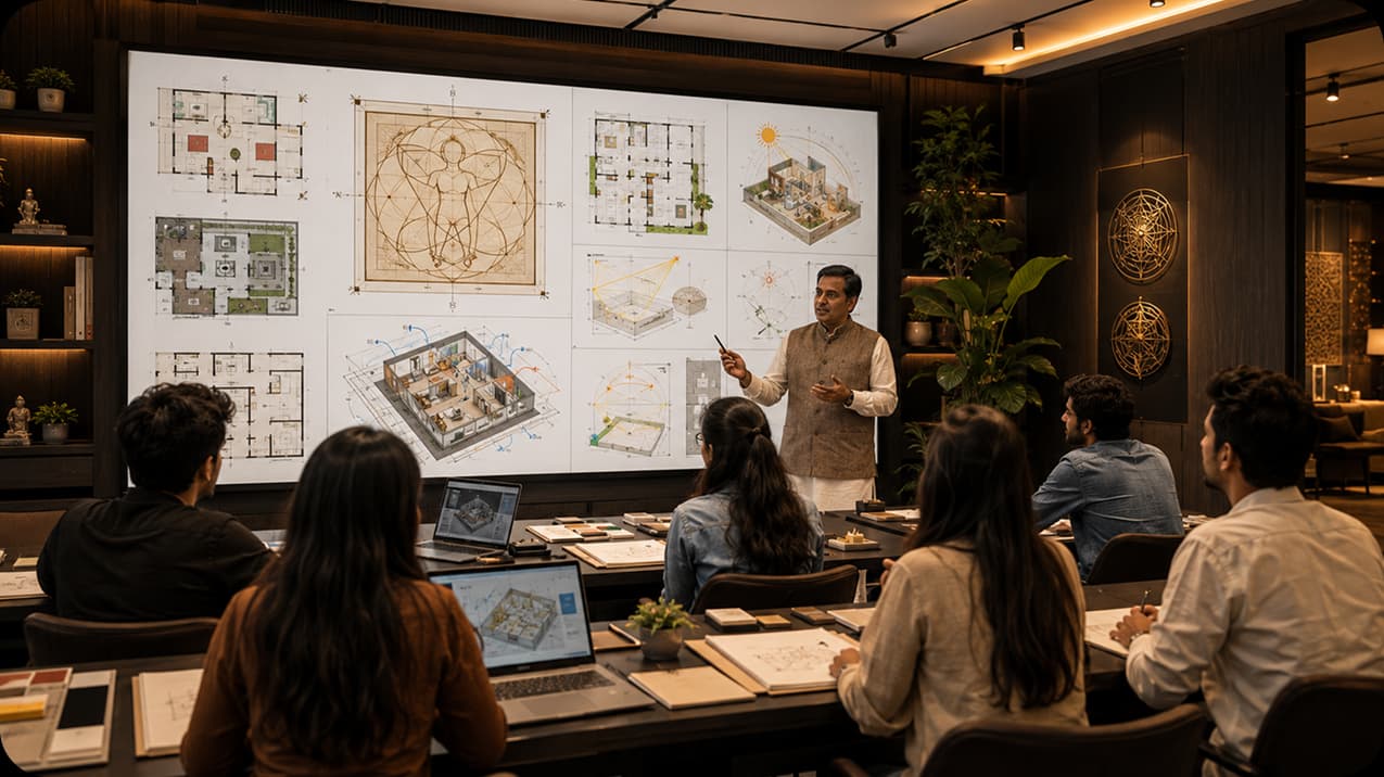 Vastu Shastra classroom for Professional Expert Verdict — SPVS